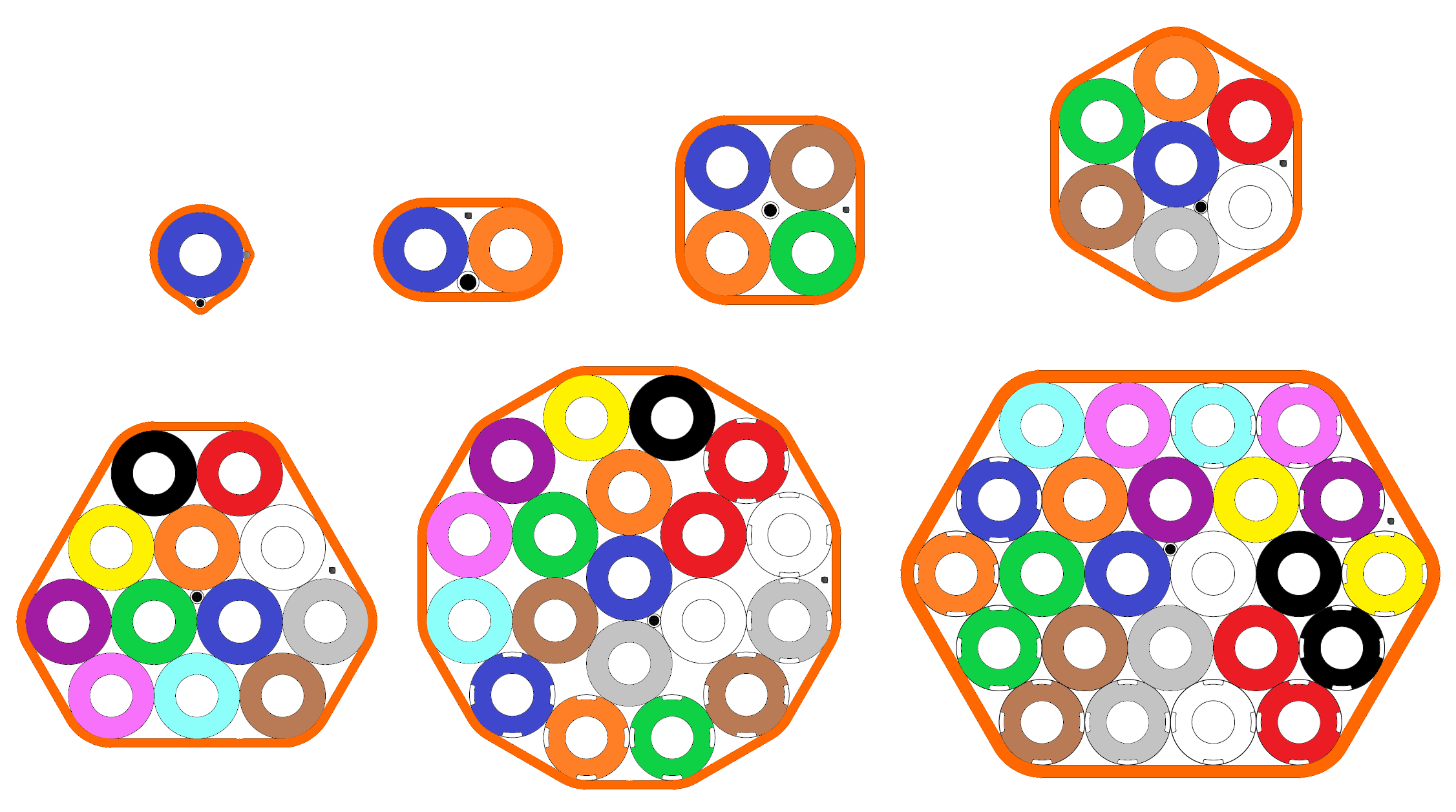 Microduct Assembly 7/3.5 Mm With Tracer Mpb30278 Plus Uv